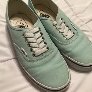 Gossamer green authentic vans